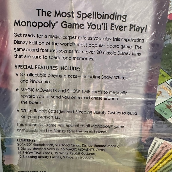 Monopoly The Disney Edition - Unopened - Picture 7 of 7